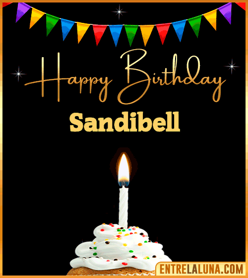GiF Happy Birthday Sandibell